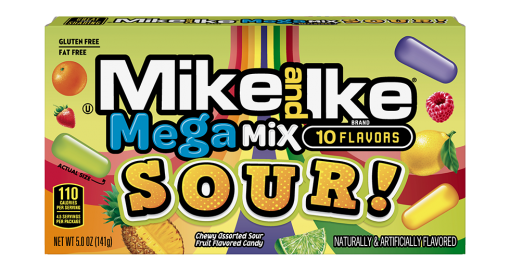 Mike and Ike MegaMix Sour 5oz box image