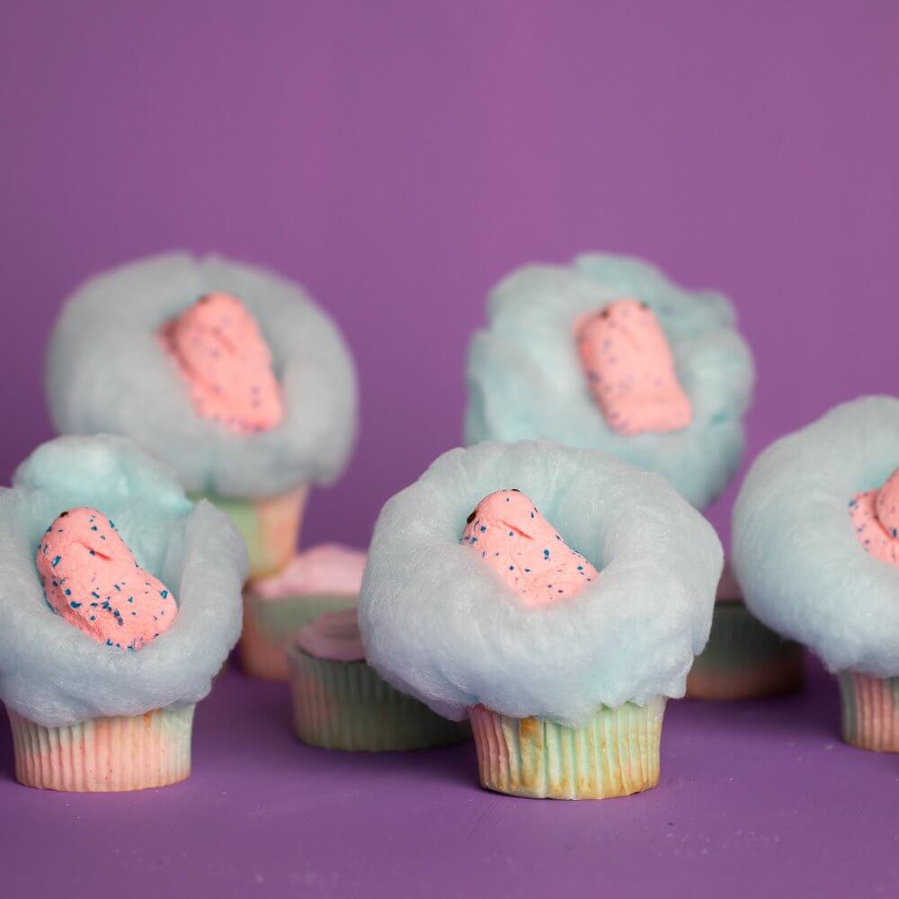 PEEPS® Cotton Candy Cupcakes