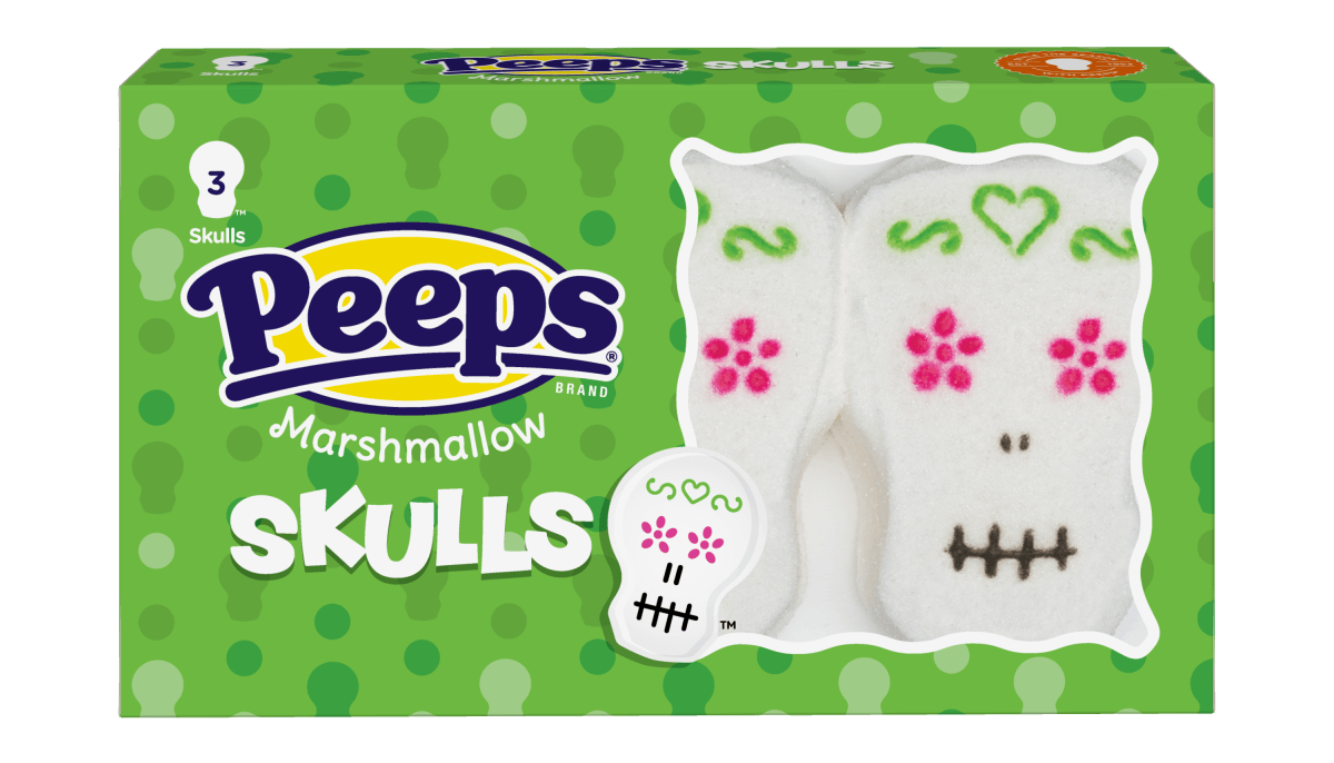 Peeps skulls 3 count package