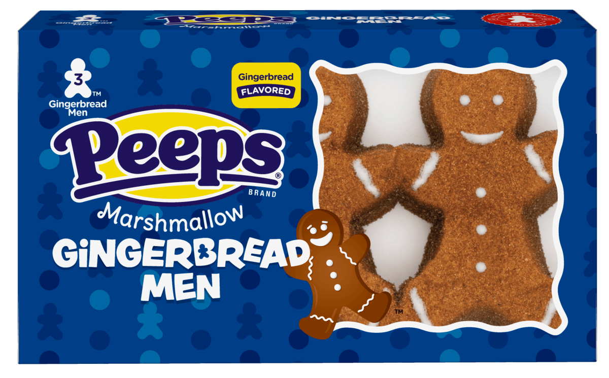 Peeps Gingerbread Men 3 count package
