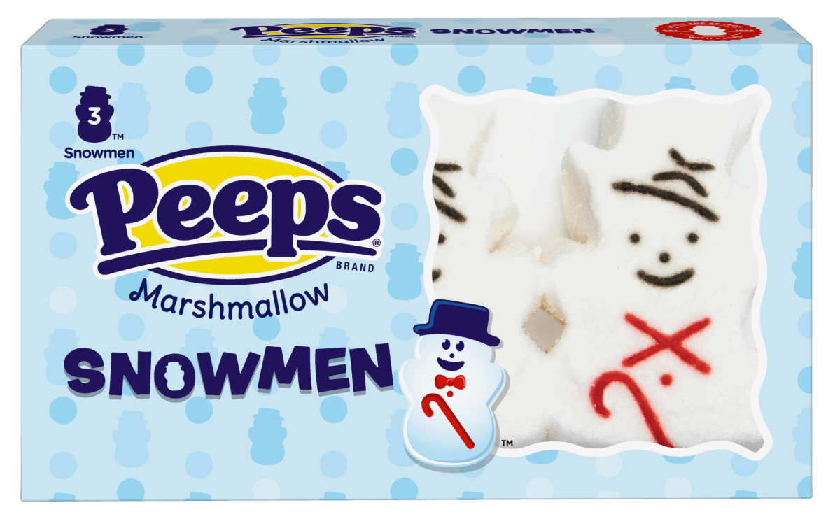 Peeps Snowmen 3 count package