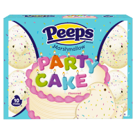 Peeps party cake chicks 10 count package