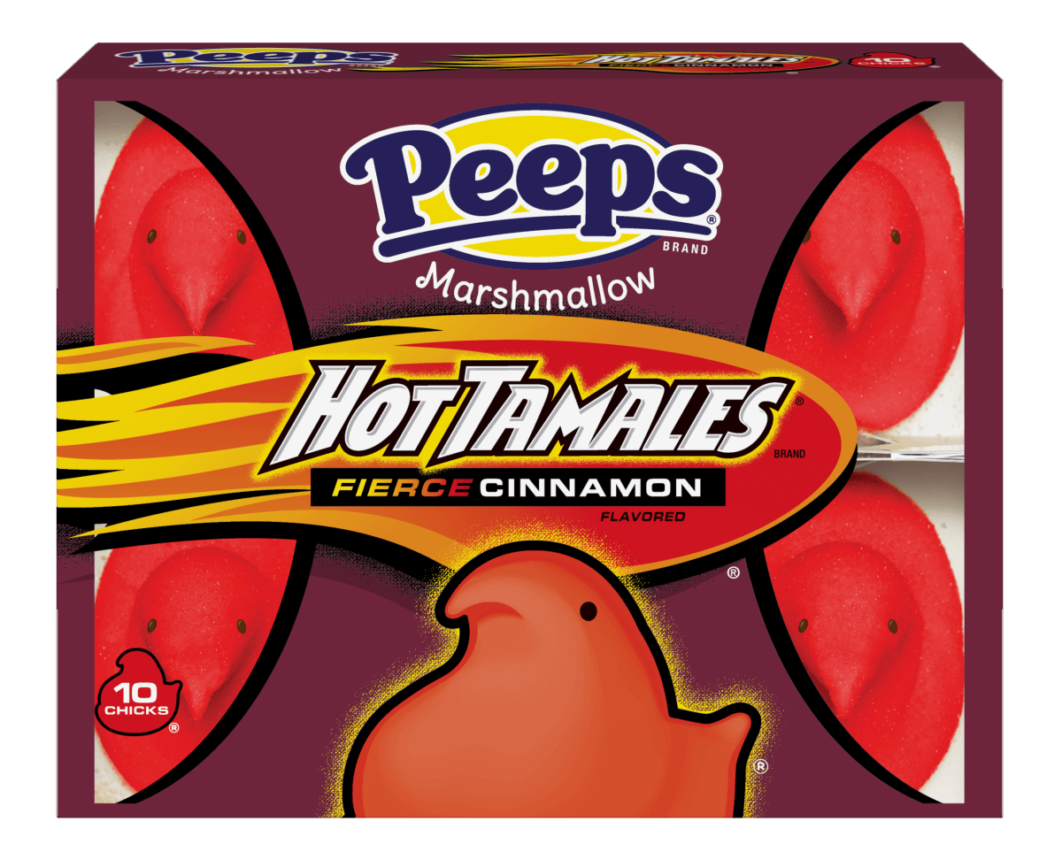 Peeps Hot Tamales Chicks 10 count pack