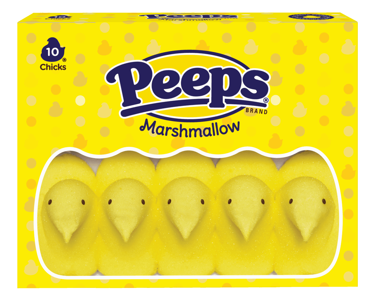 Peeps Yellow Chicks 10 count pack